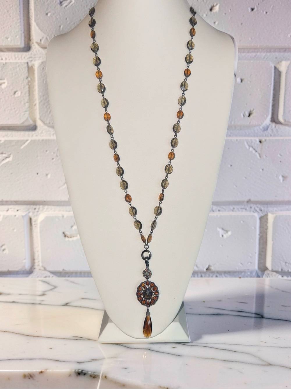 Monet Runway Statement Necklace
